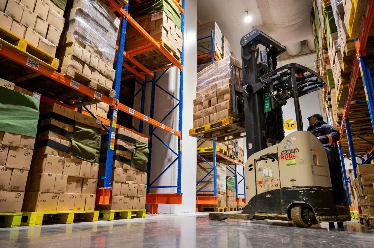 萬(wàn)緯冷鏈南寧園區(qū)。 人民網(wǎng) 嚴(yán)立政攝