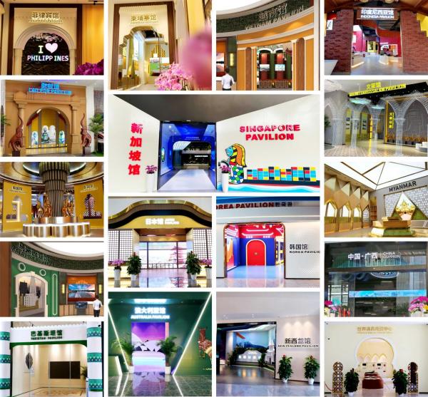 中國(guó)—東盟特色商品匯聚中心展館一覽。 中新物流園供圖
