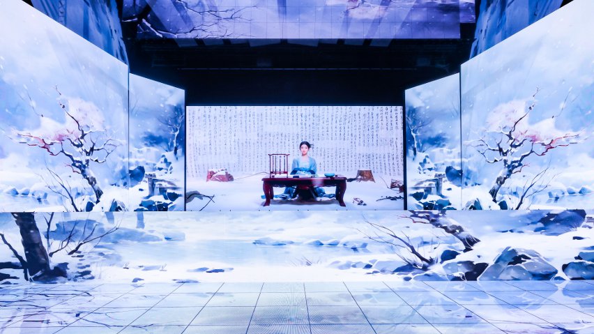 網(wǎng)易云音樂與小冰公司推出虛擬歌手陳水若演唱《風(fēng)雪千千》。主辦方供圖